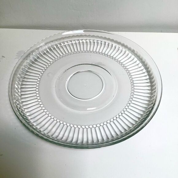 LACMA  MUSEUM Crystal SERVER Tray 2 Piece Set - Picture 3 of 5